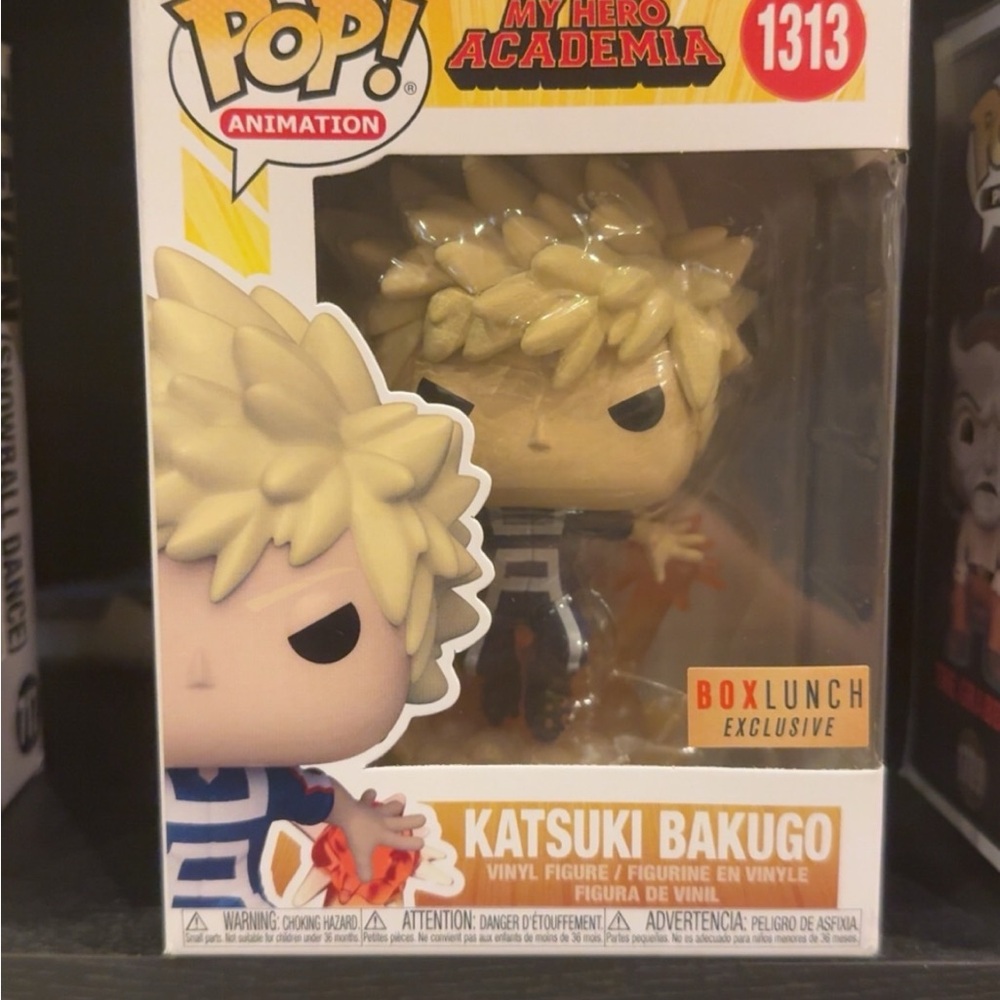 Funko Pop! Animation Katsuki Bakugo Figure - Yellow and Black
